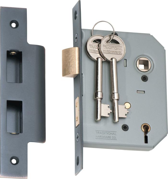 2159 5 Lever High Security 57Mm Backset Mortice Lock – Antique Copper  |  Locks Locking Locks